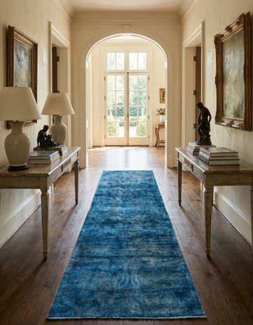 3' x 8' 9 Hand Knotted Ultra Vintage Persian Wool Runner Rug