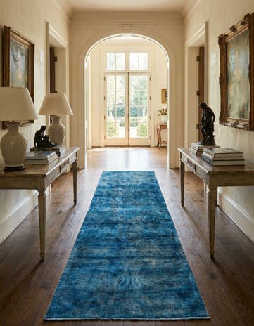 3' x 8' 9 Hand Knotted Ultra Vintage Persian Wool Runner Rug