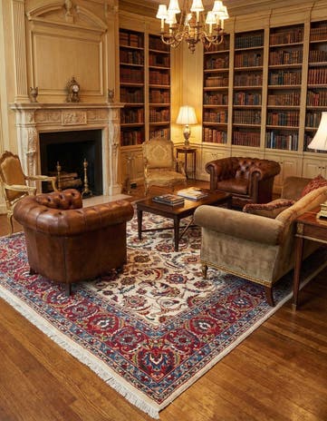 8' 1 x 10' 10 Tabriz Wool Rug