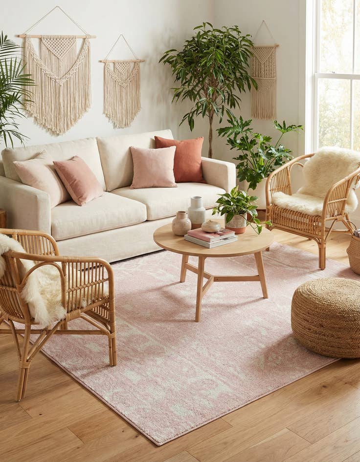 Detail image of  7' x 7' Lennon Square Rug