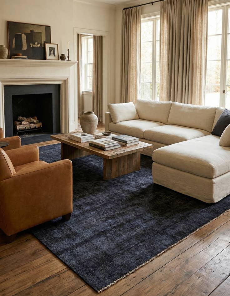 Detail image of 9' 9 x 12' 3  Hand Knotted Ultra Vintage Persian Wool Rug