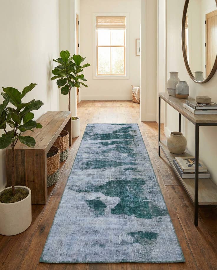 Detail image of 2' 9 x 8' 10 Hand Knotted Ultra Vintage Persian Wool Runner Rug