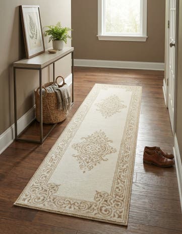 Snow White Hermitage Runner Rug