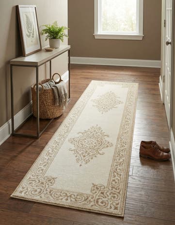 Snow White Hermitage Runner Rug
