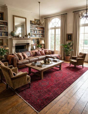 8' x 11' 7 Hand Knotted Khal Mohammadi Wool Rug