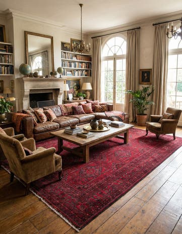 8' x 11' 7 Hand Knotted Khal Mohammadi Wool Rug