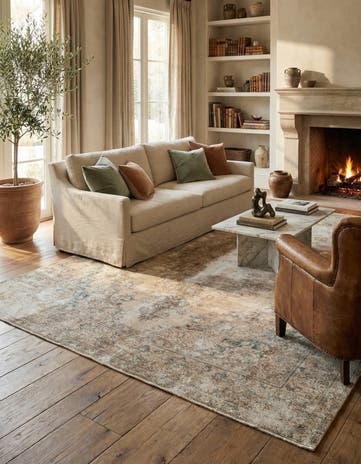 9' 9 x 12' 10 Hand Knotted Ultra Vintage Persian Wool Rug