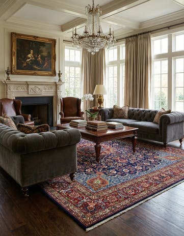 9' 7 x 13' Hand Knotted Tabriz Persian Wool Rug