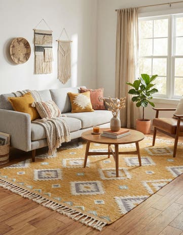 8' x 11' Hand Woven Arizona Wool Rug