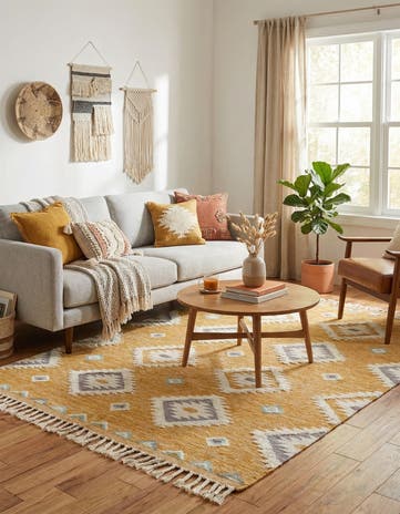 8' x 11' Hand Woven Arizona Wool Rug