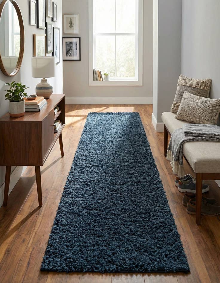 Detail image of 2' 6 x 13' Everyday Shag Runner Rug