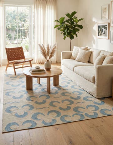 5' 10 x 7' 10 Hand Woven Kilim Modern Wool Rug