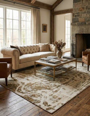 5' x 8' 3 Hand Knotted Ultra Vintage Persian Wool Rug