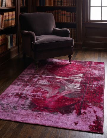 3' 8 x 5' 3 Hand Knotted Ultra Vintage Persian Wool Rug