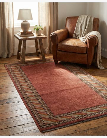 3' 2 x 5' 6 Hand Knotted Ziegler Oriental Wool Rug