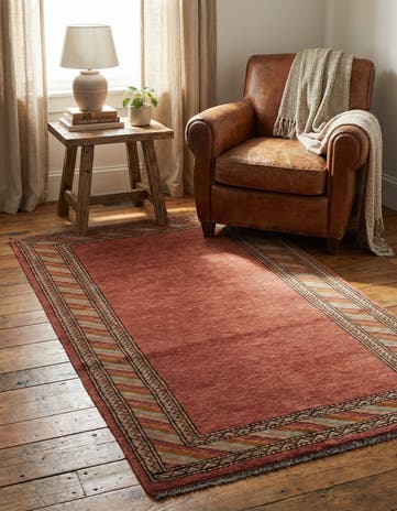 3' 2 x 5' 6 Hand Knotted Ziegler Oriental Wool Rug
