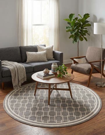 5' x 5' Metropolitan Uptown Round Rug