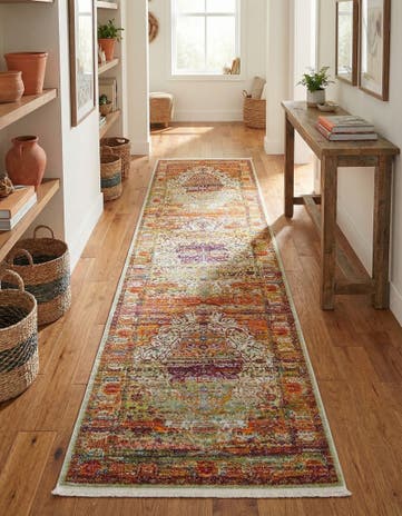 Cream Santiago Runner Rug