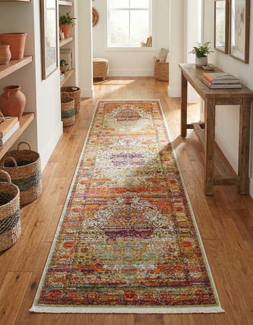 Cream Santiago Runner Rug