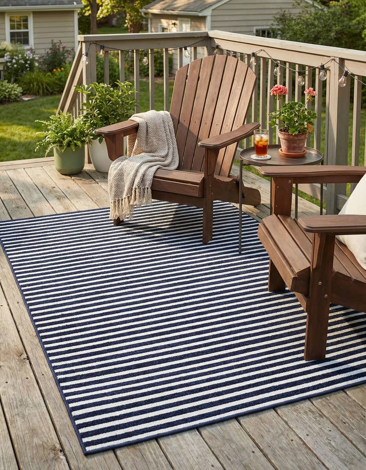 Detail image of 4' x 6'  Washable Sabrina Soto Indoor / Outdoor Rug
