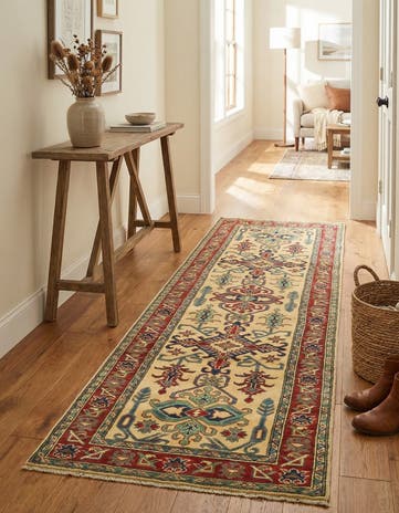 2' 8 x 9' 10 Hand Knotted Kazak Runner Rug
