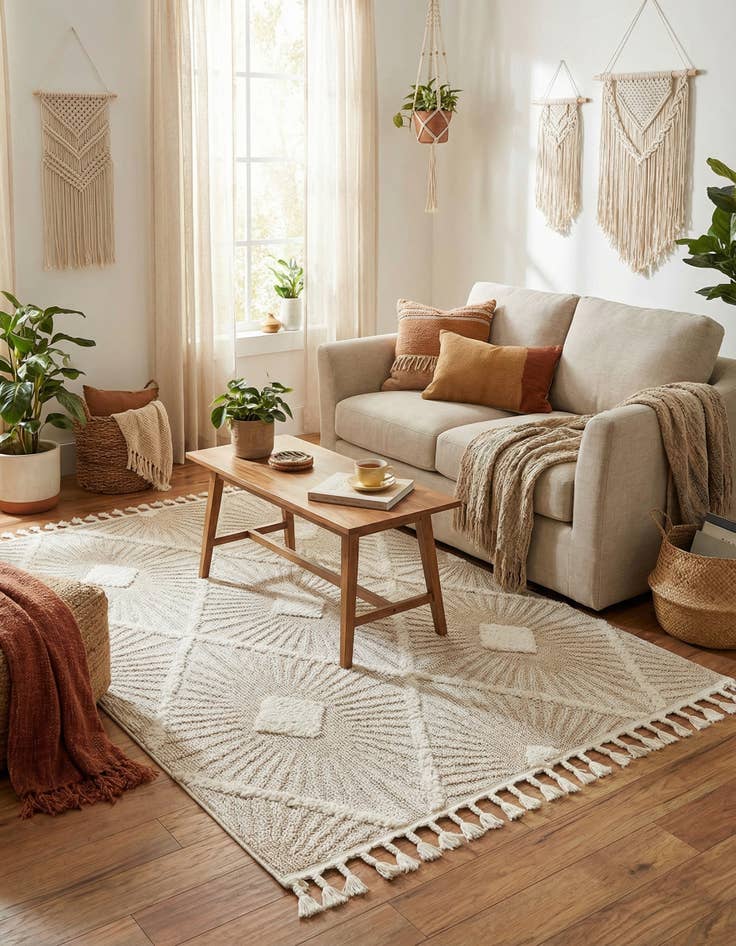 Detail image of  4' x 6' Boho Rug