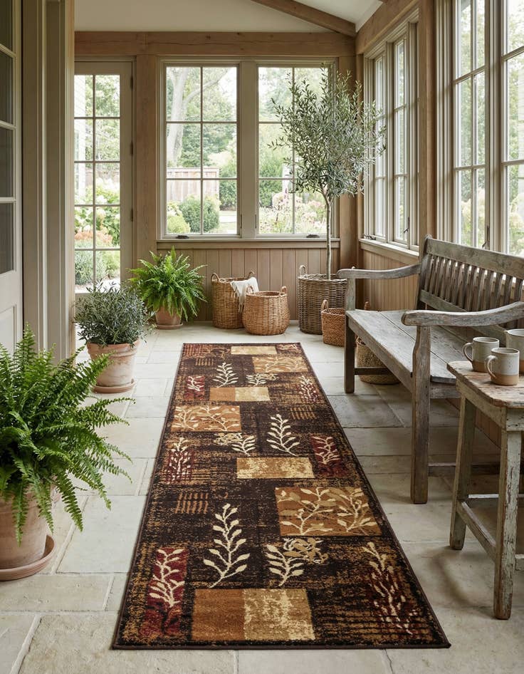 Detail image of 2' 7 x 12' Cafe Runner Rug