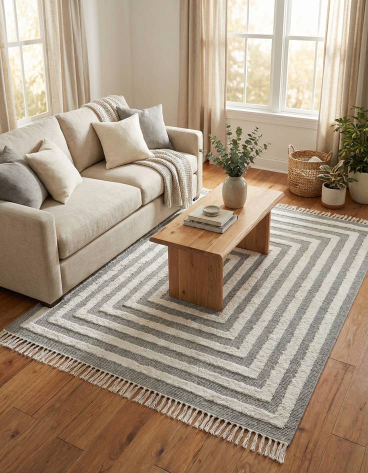 Detail image of 4' 5 x 6' Sabrina Soto Casa Toluca Rug