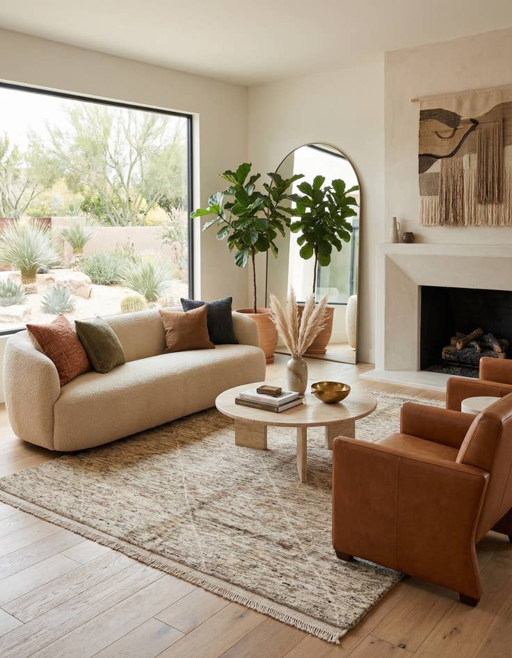 Detail image of 5' 6 x 7' 9  Hand Knotted Moroccan Wool Rug