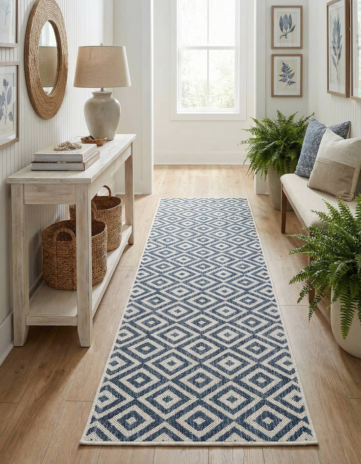 Detail image of 2' x 6' Easy-Clean Jill Zarin Costa Rica Indoor / Outdoor Runner Rug