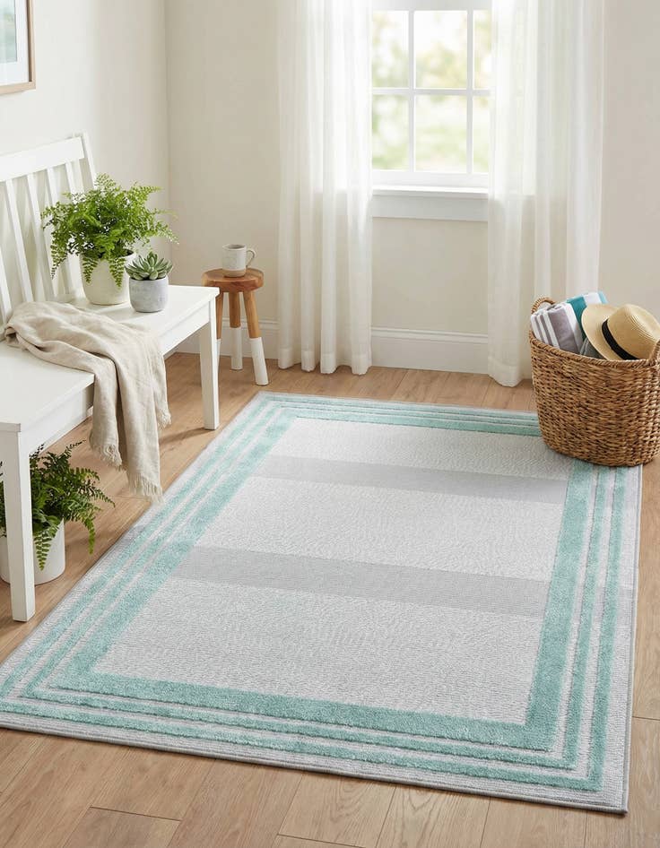 Detail image of  4' x 6'  Washable Aruba Indoor / Outdoor Rug