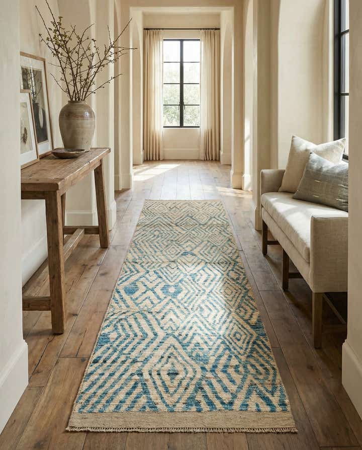 2' 10 x 10' 4 Hand Knotted Moroccan Wool Runner Rug