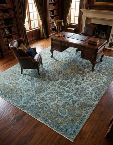 7' 1 x 8' 7 Vintage Royal Rug