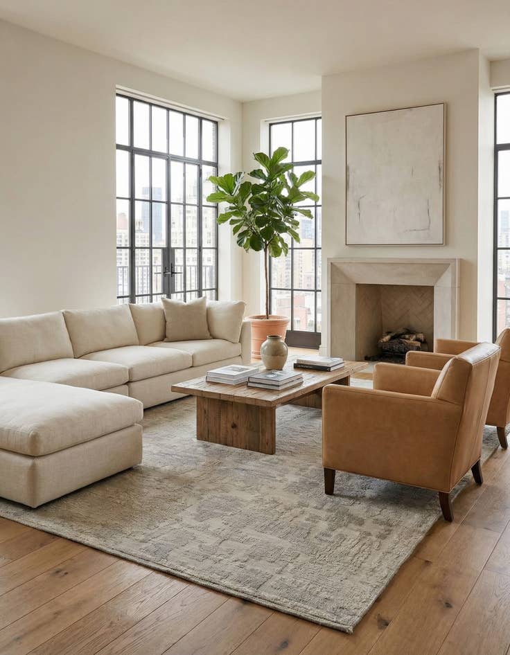 Detail image of  8' x 10' 3  Hand Knotted Darya Wool Rug