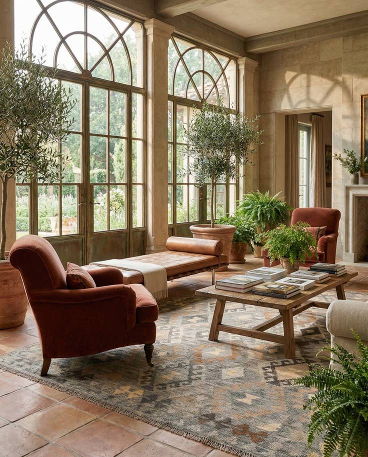 Detail image of 5' 9 x 8' 1 Hand Woven Kilim Maymana Wool Rug