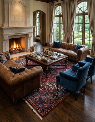 8' 8 x 11' 2 Heriz Wool Rug