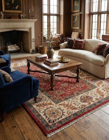 6' 9 x 9' 8 Hand Knotted Ariana Ziegler Rug