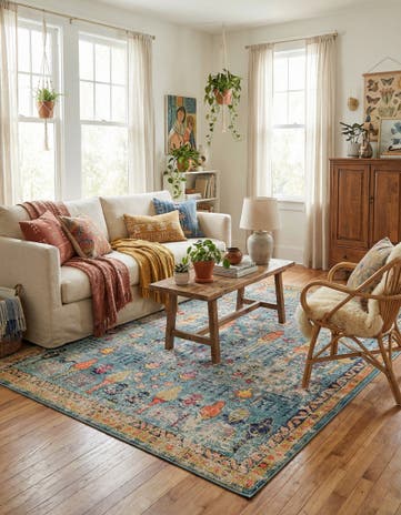 9' x 12' 2 Washable El Paso Rug
