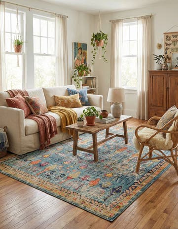 9' x 12' 2 Washable El Paso Rug