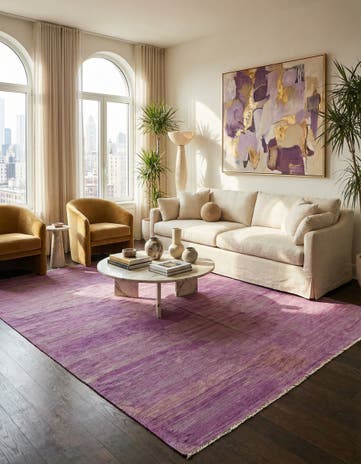 6' 6 x 9' 9 Hand Woven Kilim Modern Wool Rug