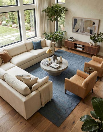 6' 3 x 8' 1 Hand Woven Kilim Modern Wool Rug