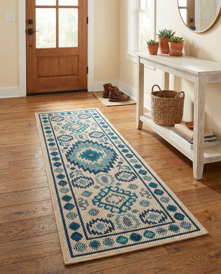 2' x 5' Easy-Clean Baja Indoor / Outdoor Runner Rug