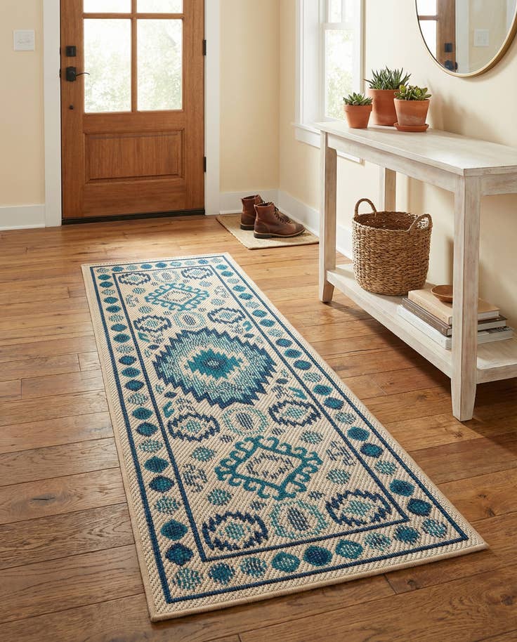 Detail image of 2' x 5' Easy-Clean Baja Indoor / Outdoor Runner Rug