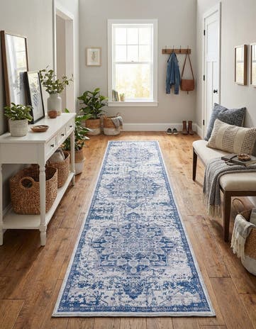2' 7 x 12' Washable Francesca Runner Rug