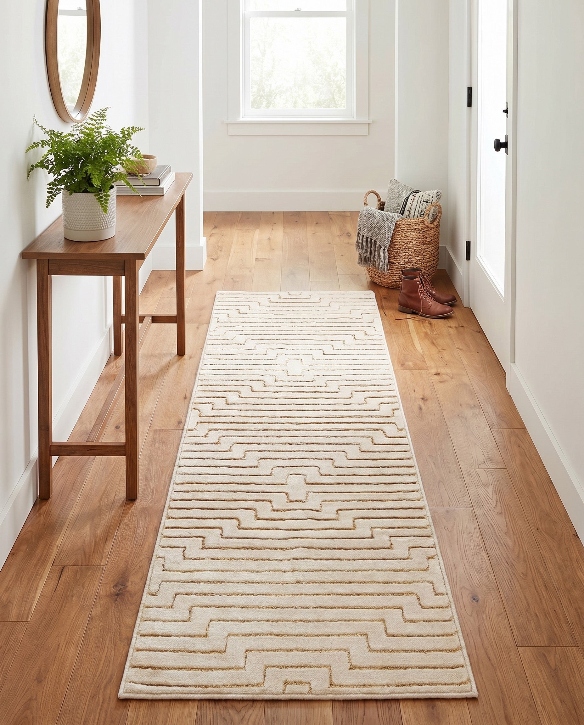 2' x 6' Vogue Geo Runner Rug