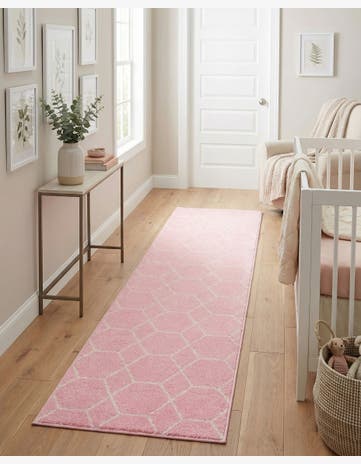 2' x 10' Trellis Frieze Runner Rug