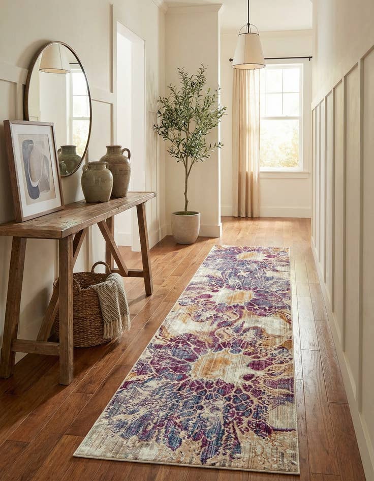 Detail image of 2' 6 x 12' Deepa Runner Rug