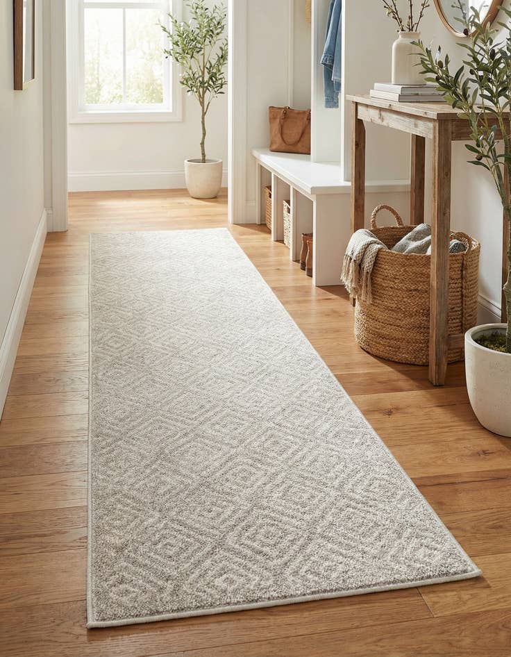 Detail image of 2' x 8'  Washable Sabrina Soto Indoor / Outdoor Runner Rug