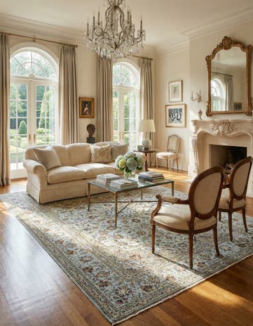 6' 2 x 9' 8 Kashan Rug