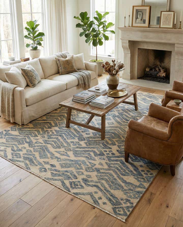 8' 1 x 10' 4 Hand Knotted Darya Wool Rug